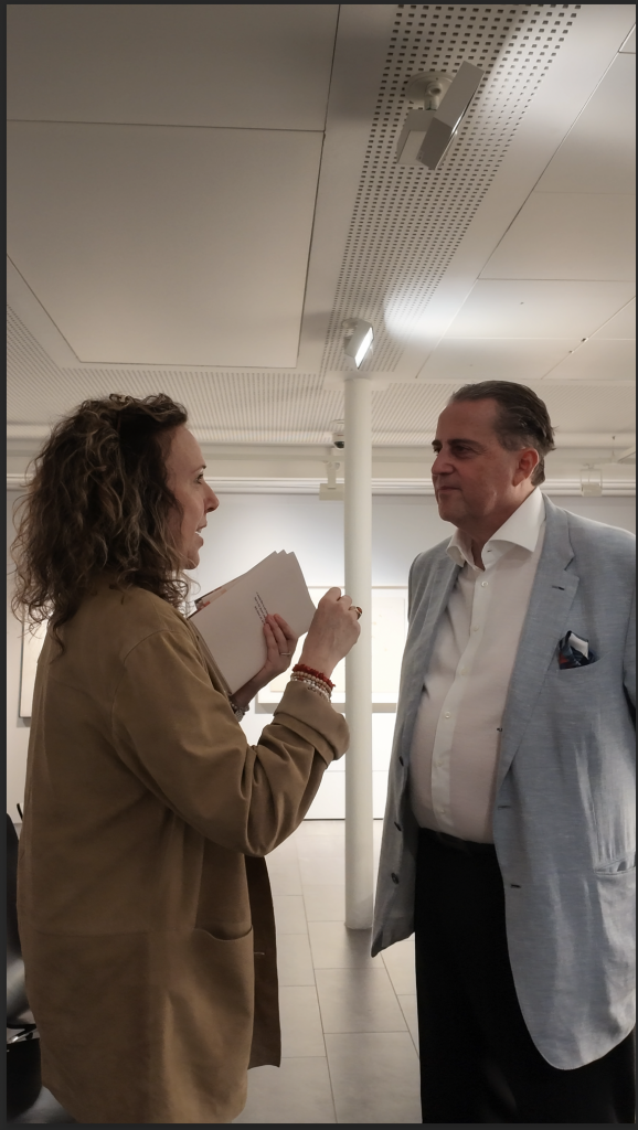 Tegernseer Gespräche im Olaf Gulbransson Museum, der unter dem Titel „Die Kraft der Liebe und des Glaubens“, Hier im Gespräch mit Riccardo Braglia
