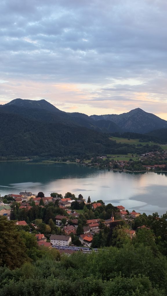 Traumhafter Blick auf den Tegernsee