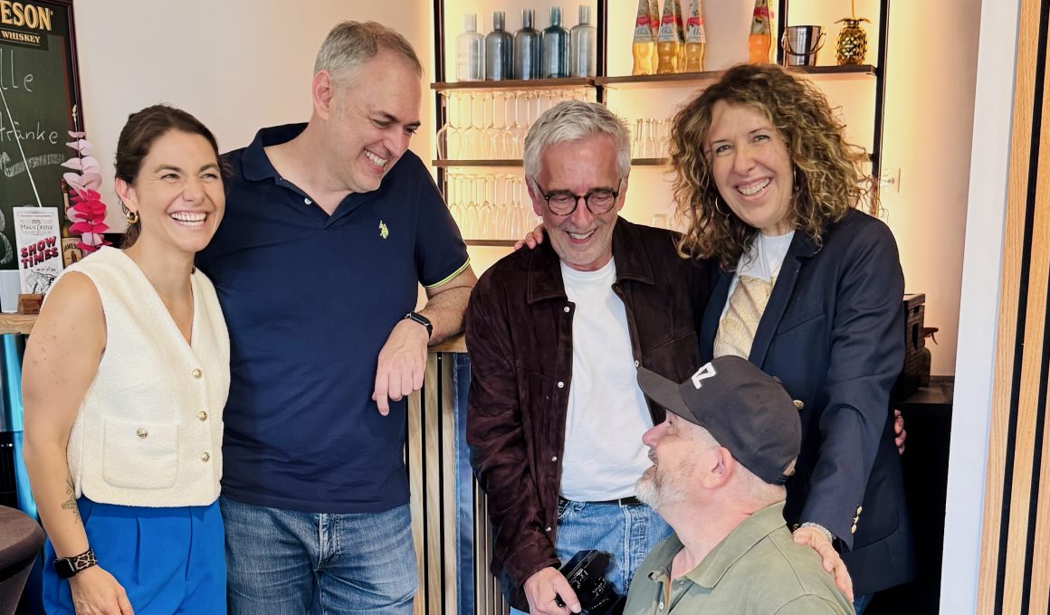 im Rahmen des Filmfest München in der Ensider Base auf dem Talent Summit mit Sarah Kolb, Markus Vogelbacher, Wolf Heider-Sawall, Chriz Merkl und Susanne Graue aka Stadtlocke