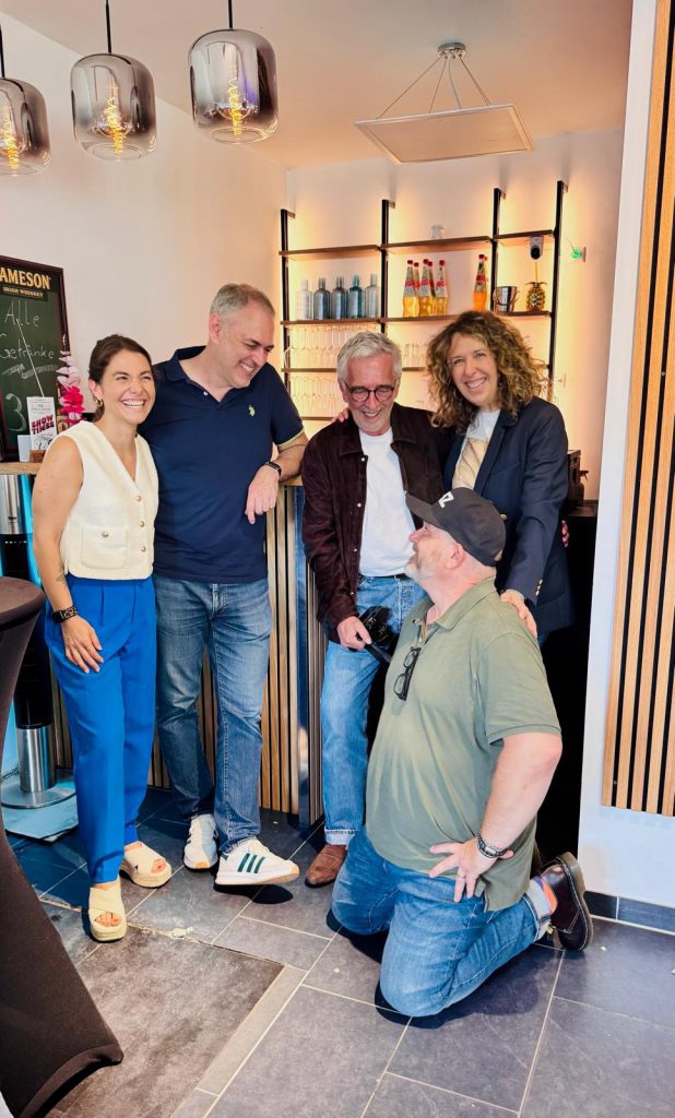 im Rahmen des Filmfest München in der Ensider Base auf dem Talent Summit mit Sarah Kolb, Markus Vogelbacher, Wolf Heider-Sawall, Chriz Merkl und Susanne Graue aka Stadtlocke