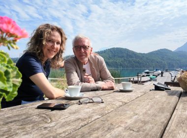 Susanne Graue aka Stadtlocke und Wolf Heider-Sawall am Fuschlsee