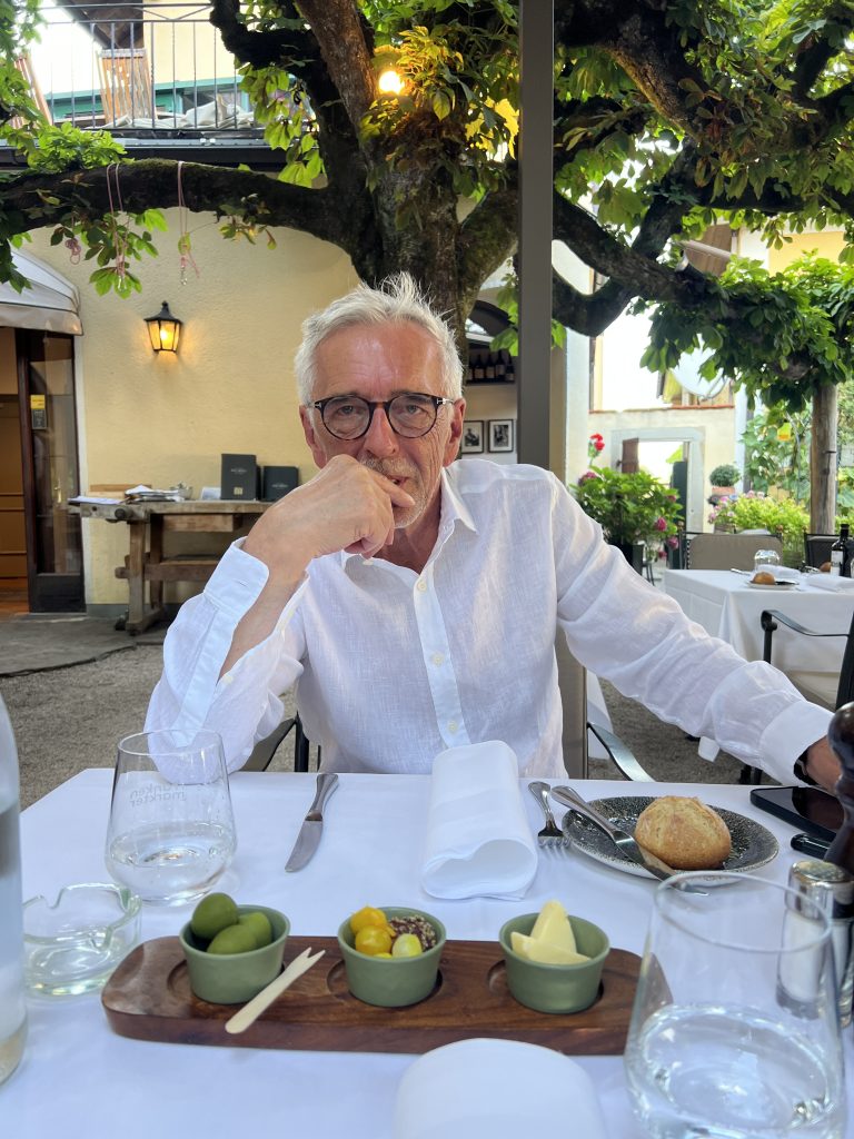Wolf Heider-Sawall in Hotel Aichinger in Nußdorf am Attersee, Foto: Susanne Graue