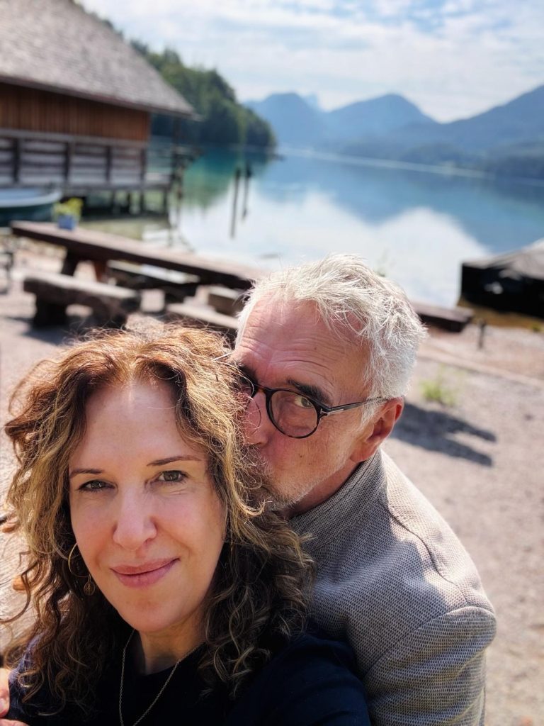 Susanne Graue aka Stadtlocke und Wolf Heider-Sawall am Fuschlsee