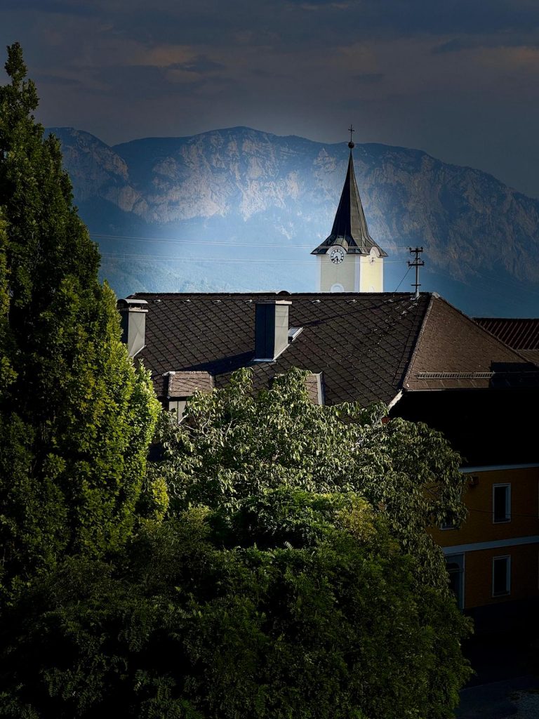 Blick aus dem Hotel Aichinger in Nussdorf am Attersee