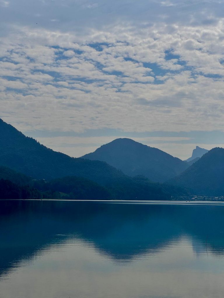 Abendstimmung am Attersee, Österreich