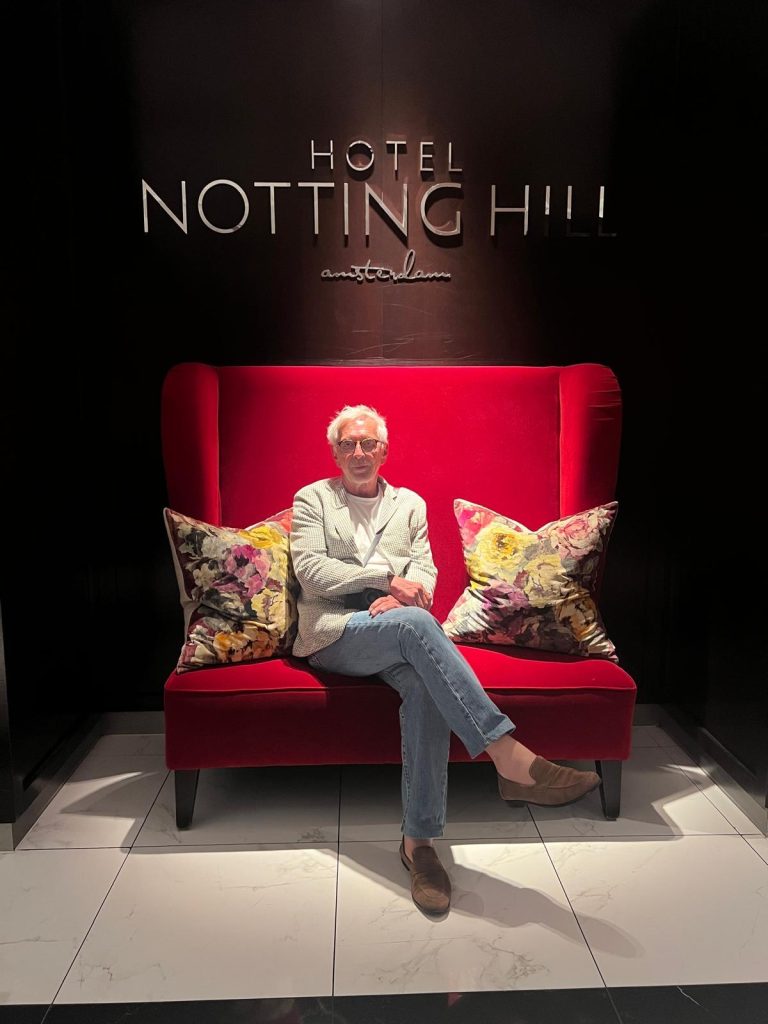 Wolf Heider-Sawall im Hotel Notting Hill in Amsterdam